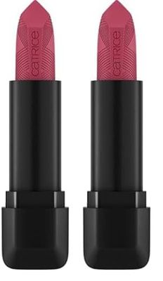 Catrice Scandalous Matte Rossetto, idratante, lunga durata, risultato istantaneo, colore intenso, opaca (3.5g) (Confezione da 2)