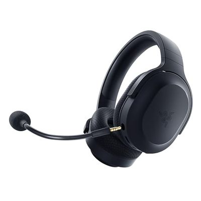 Razer Barracuda X - Casque Gaming sans Fil Multiplateforme (SmartSwitch Dual sans Fil, Design Ergonomique, TriForce 40mm, Microphone Cardioïde, Contrôles sur Casque, Batterie de 50h, USB-C) Noir