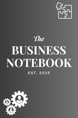 Business Notebook: Blank Lined Business Journal for Women - Business Themed Composition Notebook - Wide Ruled