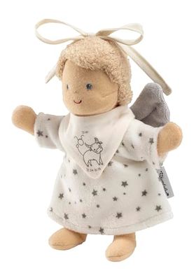 Sterntaler Muñeca de Juguete para Colgar, ángel de la Guarda con pañuelo, diseño del Signo del Zodiaco Tauro, Idea de Regalo para niños y niñas