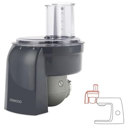 Kenwood KAX400PL Accessorio per Tagliare a Cubetti verdura e frutta, Accessorio per Impastatrice Planetaria, Disco in acciaio, Facile da montare, Lavabile in lavastoviglie, Acciaio, Silver, 10 cm