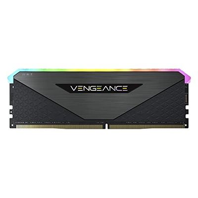 Corsair Vengeance RGB RT 64GB (4x16GB) DDR4 3600MHz C18 Desktop Memory (Dynamic RGB Lighting, Optimised for AMD 300/400/500 Series, Compatible with Intel 300/400/500 Series) Black