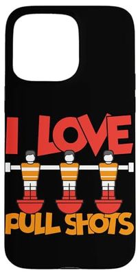 Calcio balilla divertente scherzo Custodia per iPhone 15 Pro Max