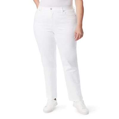 Gloria Vanderbilt Amanda Taper Jeans för kvinnor, Vintage vit, 46 SE