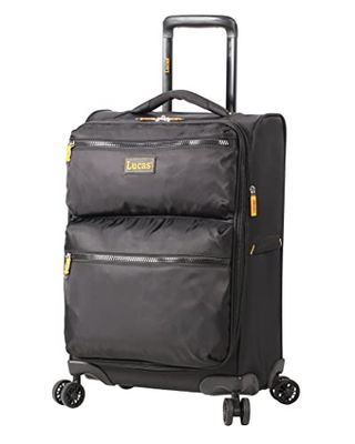 Lucas Valise Extensible de 50,8 cm – Petit Sac Durable Ultra léger avec 4 roulettes pivotantes, Noir, 51 cm