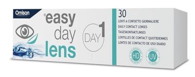 Easy Day Lens, 30 Lenti A Contatto monouso Giornaliere per la correzione della miopia, -1,50