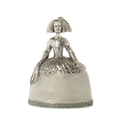 Alexandra House Living Figura Decorativa Menina Plateado Acrílico Plástico Melamina 11 x 6 x 15 cm