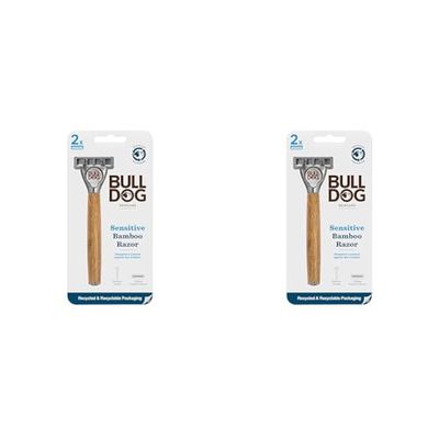 Bulldog Skincare Sensitive Bamboo Razor (Pack of 2)