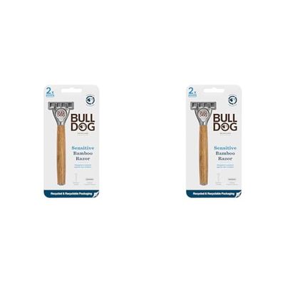 Bulldog Skincare Sensitive Bamboo Razor (Pack of 2)