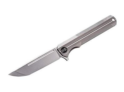 WE Knife Unisex - volwassenen Syncro Gray zakmes, zilver, 9.8