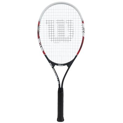 Wilson Blaze 370, Racchetta da Badminton, Peso della Testa, WRT89130U4 Unisex, Nero/Blu, Taglia 4