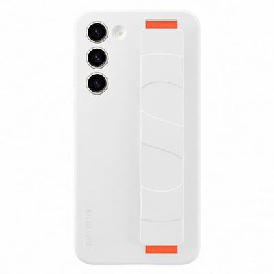 Samsung Galaxy S23+ Silicone Grip Case White