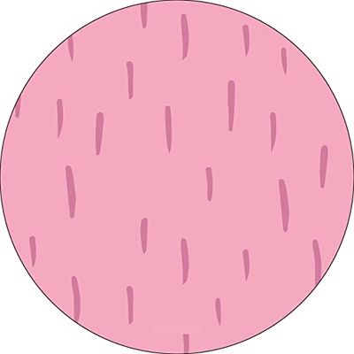 Bonateks, Round Digital Printed Mouse Pad, Non-Slip Base, for Office and Home, Diameter:22cm