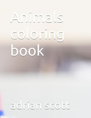 Animals coloring book