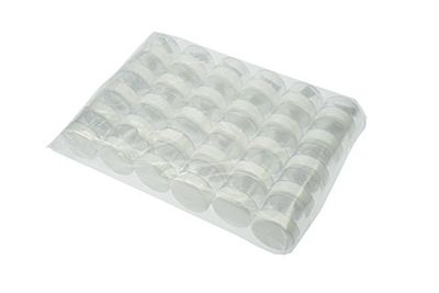 Fantasia Cosmetic Container Plastic White Lid for 25 ml Pack of 30