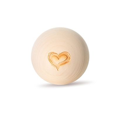 Zirben Familie Bola de Pino corazón, Madera, Naturaleza, 7 x 7 cm