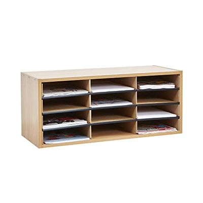 Liberty House Toys 12 Section Literature Organiser, Office Storage, File Organiser