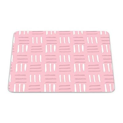 Bonamaison, Tappetino per mouse rettangolare, con stampa digitale, antiscivolo, per ufficio e casa, dimensioni: 22 x 18 cm