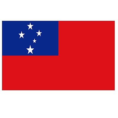 Supportershop Samoa flaga, niebieska, 150 x 90 cm