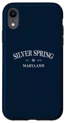 Silver Spring Maryland | Stampa Silver Spring MD Custodia per iPhone XR