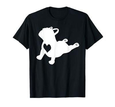 Bulldog francese yoga posa amore cuore francese Maglietta