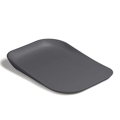 Hauck Aankleedkussen Change N Clean wig luiertafelonderlegger 50 x 70 cm verschoonmat vrij van schadelijke stoffen afwasbaar hygiënisch wikkelmat tot 25 kg onderhoudsvriendelijk (antraciet)
