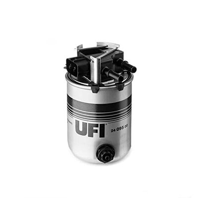 UFI Filtro Gasoil 24.095.00, filtro de combustível diesel de substituição, adequado para carros, adequado para modelos da Nissan