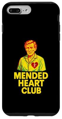 Mended Heart Club Heart Surgery Funny Mens Patient Hospital Case for iPhone 7 Plus/8 Plus