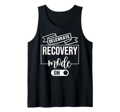 Sober Recovery Mode On Celebrate Sobriety 1 Year Anniversary Tank Top