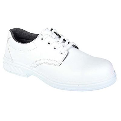 Portwest Sapato Steelite Laced S2, tamanho: 43, cor: Branco, FW80WHR43