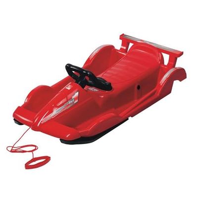 AlpenGaudi Luge de Course Rouge 100 x 55 x 22 cm