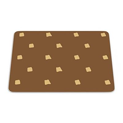 Bonamaison, Rechthoek Pop Art Digitale bedrukte muismat, antislip onderkant, voor kantoor en thuis, afmetingen: 22x18 cm