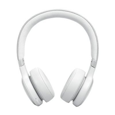 JBL Live 670NC Wireless On-Ear Headphones with Noise Cancelling Technology and up to 65 hours Battery Life, in White