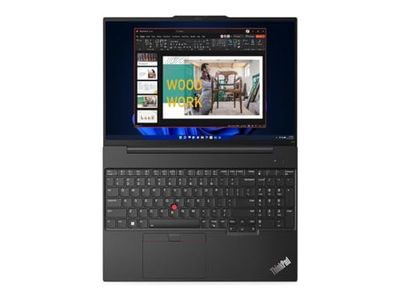 Lenovo Thinkpad E16 Gen 1 - Laptop 16" WUXGA (Intel Core i5-1335U, 8 GB RAM, 256SSD, Zintegrowana zintegrowana karta graficzna Intel Iris Xe, W11Pro), Graphite Black -Hiszpański QWERTY klawiatura