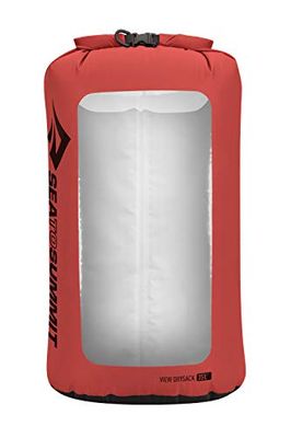 SEA TO SUMMIT View 70D Dry Sack-35 Liter Mountaineering, Bergbeklimmen en Trekking, Unisex, Volwassenen, Rood, One Size