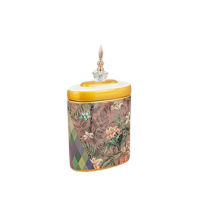 Romimex Bote Multicolor Porcelana 21 x 27 x 10 cm