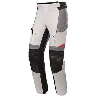 Alpinestars Andes V3 Drystar Motorfiets textiel broek Lichtgrijs/donkergrijs/zwart S