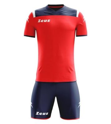 Zeus Set Vesuvio MC blauw - rood - wit XL, blauw-rood-wit, XL