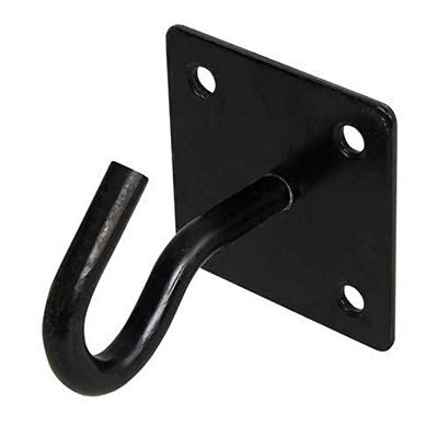 Fixman 786651 Płyta łańcuchowa, czarny haczyk, 50 mm x 50 mm
