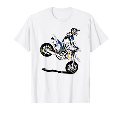 Supermoto Supermotard Enduro Moto Cross Camiseta