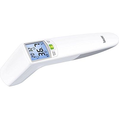 Beurer FT 100, termómetro de fiebre sin contacto con tecnología de medición por infrarrojos