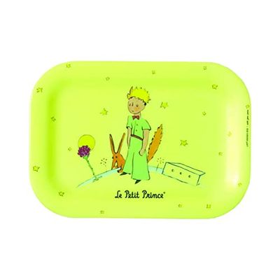 Petit Jour Paris - PP971JP - Mini plateau jaune Le Petit Prince - Pour servir un petit thé sans miettes !