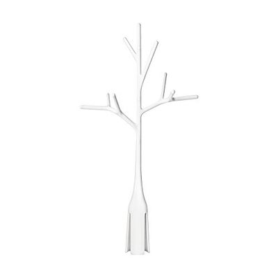 TOMY Boon Twig Drying Rack Accessory , Stylish Nursery Product to Hold Bottle and Supply Cup Parts, Compatible With All Boon Grass , BPA White