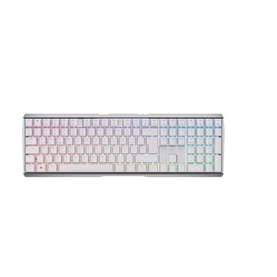CHERRY MX 3.0S Wireless, Trådlöst Mekaniskt Speltangentbord, Tysk Layout (QWERTZ), Bluetooth, 2,4 GHz och Kabel, MX2A RED-Brytare, Vit