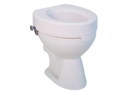 Drive Devilbiss 4-Inch Raised Toilet Seat Without Lid, White