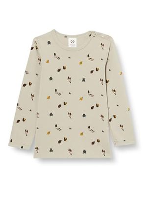 Müsli av Green Cotton Baby pojkar Forest L/S T-shirt, Mjuk grön/mustard/bark, 74 cm