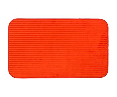 Gözze - Tapis de Bain doux antidérapant, 100% Polyester, 60 x 100 cm - Orange