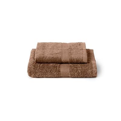 Caleffi Set Asciugamani Bagno Viso e Bidet in Cotone, Asciugamani Resistente a Lavaggi, Include 1 Asciugamano Viso 55x100 cm e 1 Asciugamano Bidet Ospite 40x60 cm, Asciugamani 2 Pezzi