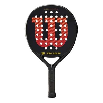 Wilson Pro Staff V2 Team, Racchetta Da Padel Unisex Adulto, Black Red Yellow, Adult