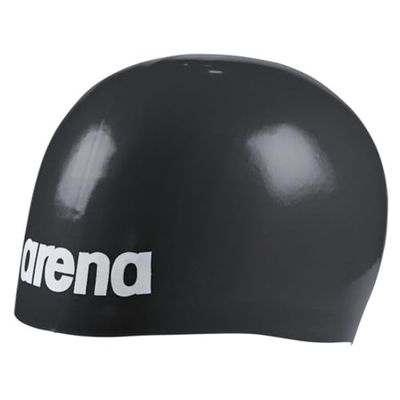 Arena Moulded Pro II badmuts, uniseks, voor volwassenen, zwart, eenheidsmaat